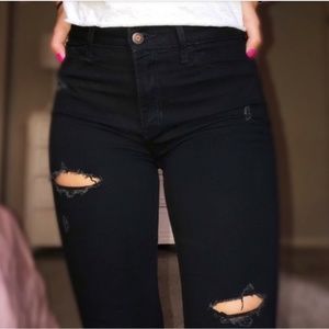 Black Skinny Hollister jeans